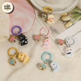 Cat with Bell Keychain 3