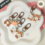 Leopard Cartoon Keychain 3