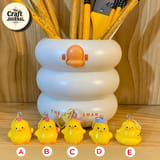 Kawaii Chick Keychain Set – Cute Animal Bag Charm for Kids & Adults 2