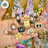 Chanel Inspired Bag Charm Set – Perfume, Handbag & Flower Keychain 2