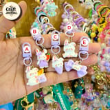 Cute Purple Bunny Keychain – Kawaii Rabbit Bag Charm 2