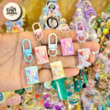 Dove Chocolate Bar Keychain – Kawaii Bunny Candy Wrapper Charm 1
