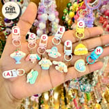 Cute Cinnamoroll Style Keychain – Ice Cream & Cupcake Bag Charm 2