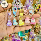 Cute Mini Dress Keychain – Colorful Doll Outfit Bag Charm 1