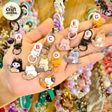 Cute Cat Reading Book Metal Keychain – Kawaii Cat Enamel Bag Charm 2
