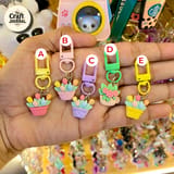 Flower Pot Bag Accessory – Cute Spring Theme Charm 2