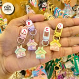 Cute Sanrio House Keychain – Kawaii Character Bag Charm 2