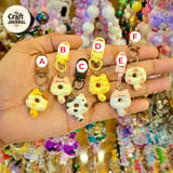 Cat Face Donut Figurine Charm – Colorful Bag Accessory 2