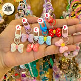 Mini Ribbon Bag Keychain – Cute Bow Charm Collection 2