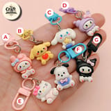 Cute Sanrio Character Keychain – Kawaii Bag Charm Set 2