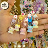 Cute Pastel Cat Keychain – Kawaii Kitty Bag Charm 2