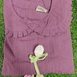 Premium Soft Cotton Ruffle Collar Tops/Kurti for Women 3