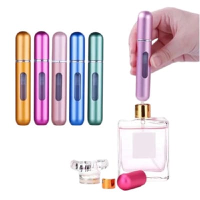 (3 Pcs)- 5ml Portable Mini Refillable Perfume Bottle
