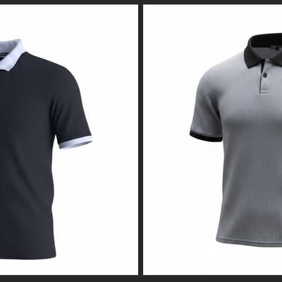 2 Pics Old Money Polo T-shirt
