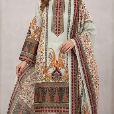 Pakistani Zam Zam Three Piece Unstitch