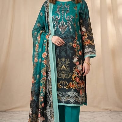 Pakistani Zam Zam Three Piece Unstitch