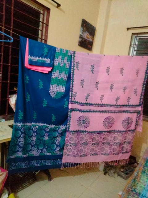 কাঠের ব্লকের থ্রি পিস