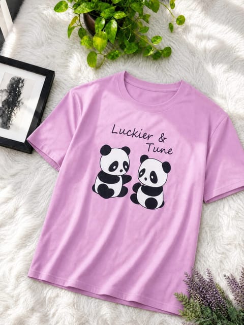 Ladies Drop Shoulder Tshirt- 5 Pcs Combo