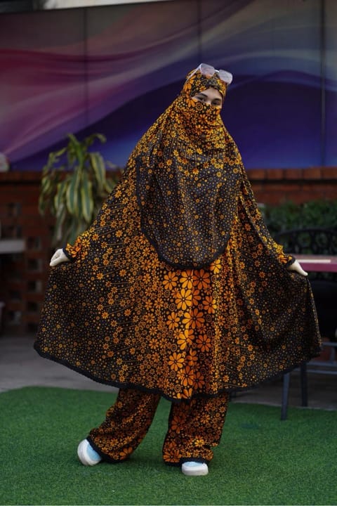 Plazo Khimar Set-213
