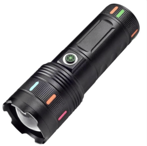 SD-S701 Rechargeable LED Flashlight | High Power Type-C Torch Light Bangladesh