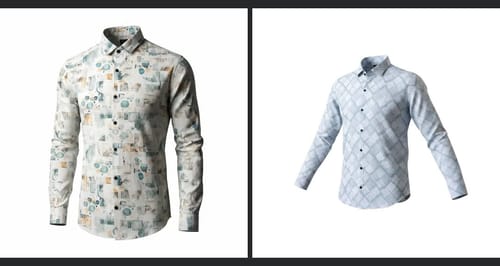 2 Pics Sleeve Shirt