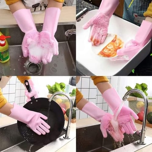 Silicone Dishwashing Cleaning Gloves