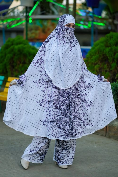Plazo Khimar Set-210