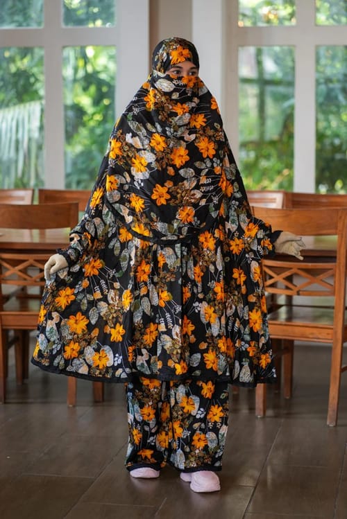 Plazo Khimar Set-219