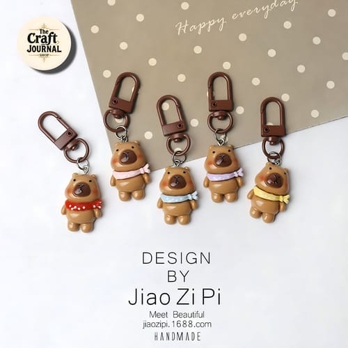Capybara Keychain