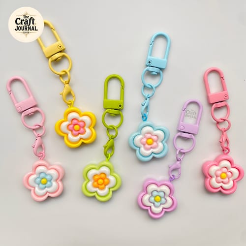 Floral Keychain