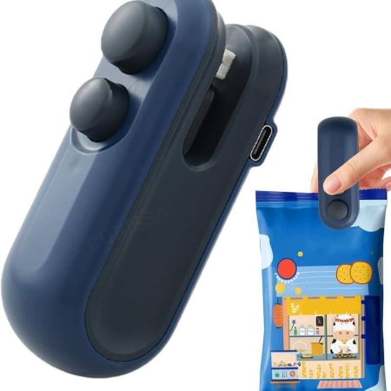 2-In-1 Rechargeable Heat Sealer with Cutter Machine