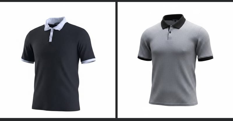 2 Pics Old Money Polo T-shirt