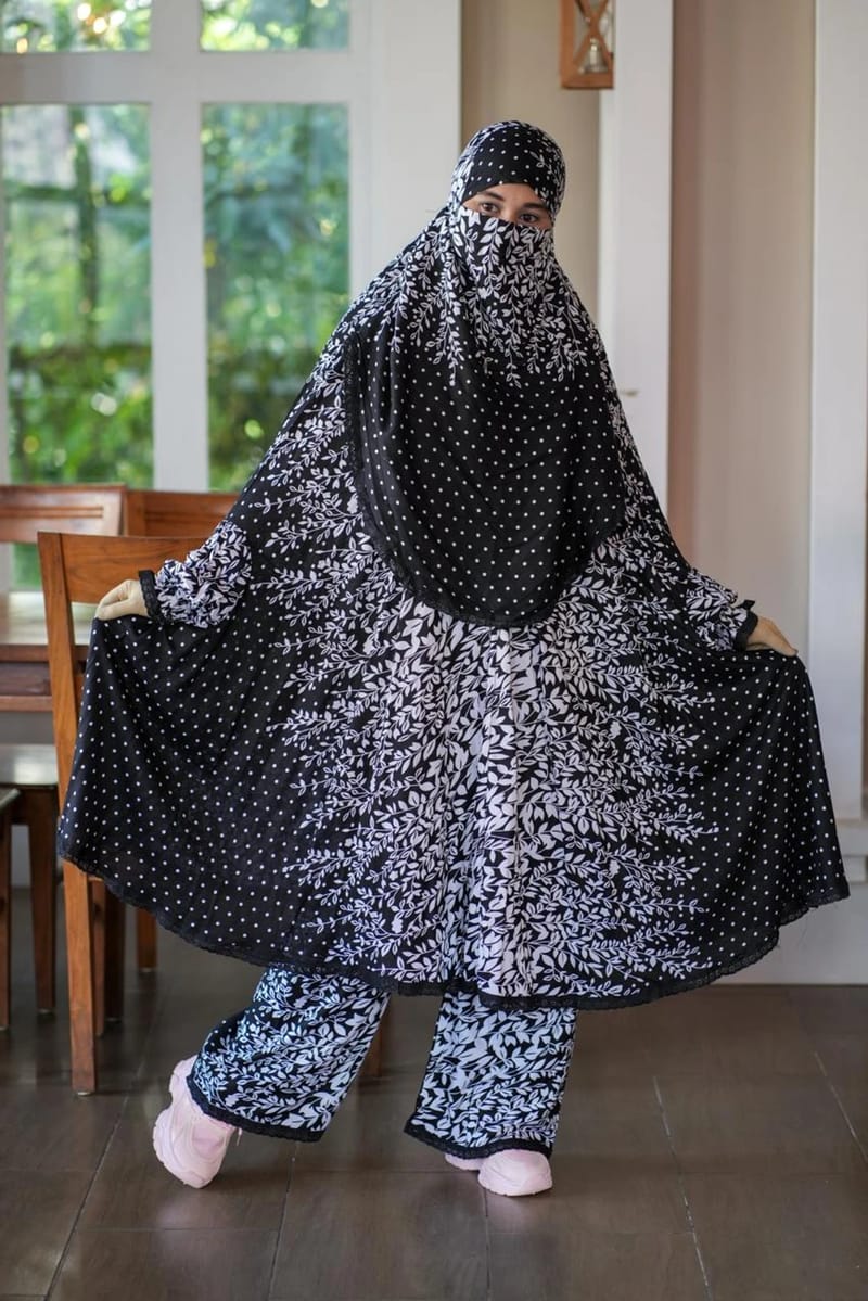 Plazo Khimar Set-203