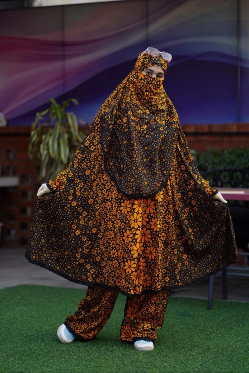 Plazo Khimar Set-213
