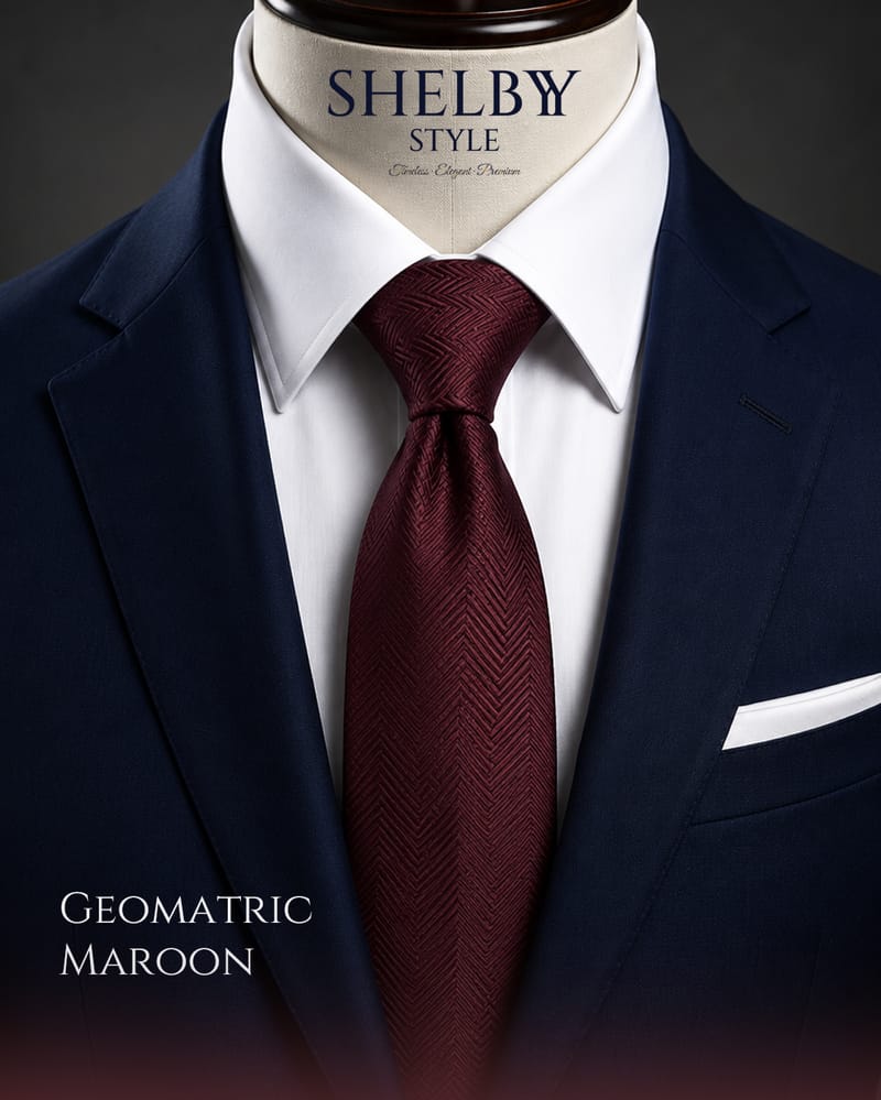Geometric Maroon