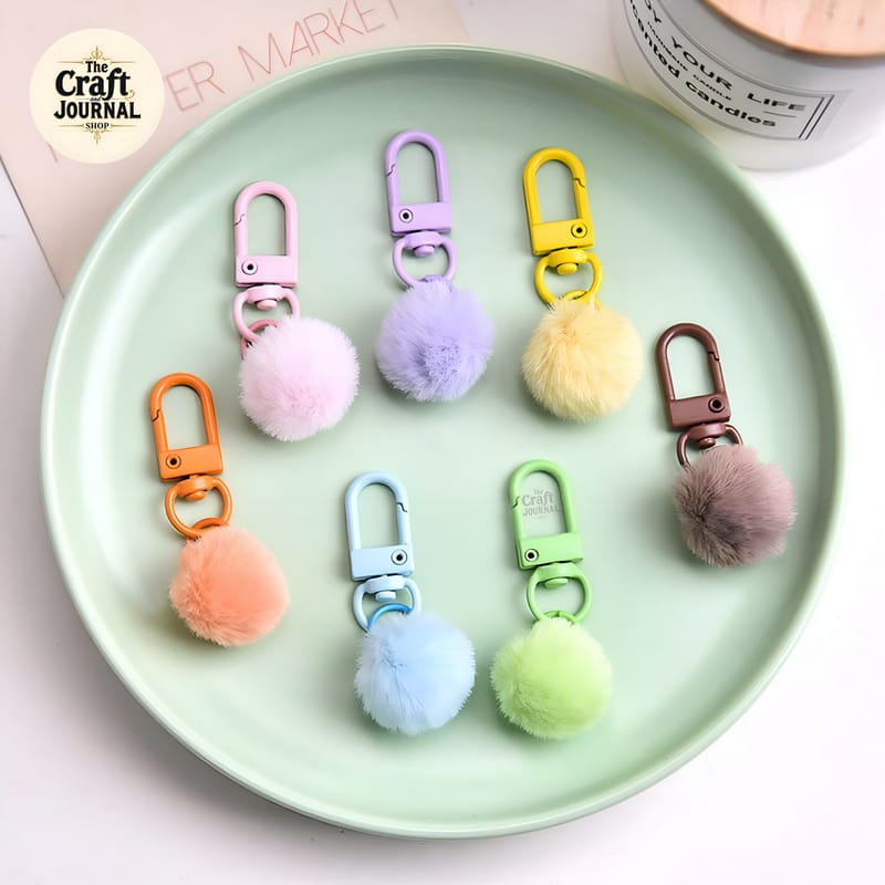Pompom Keychain