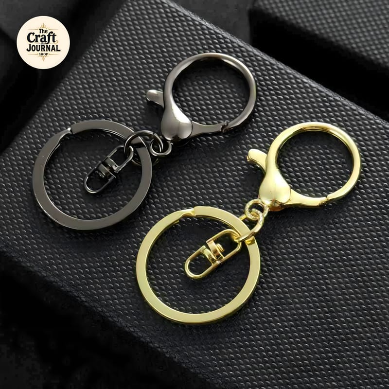 Metal Keyring with Lobster Clasp