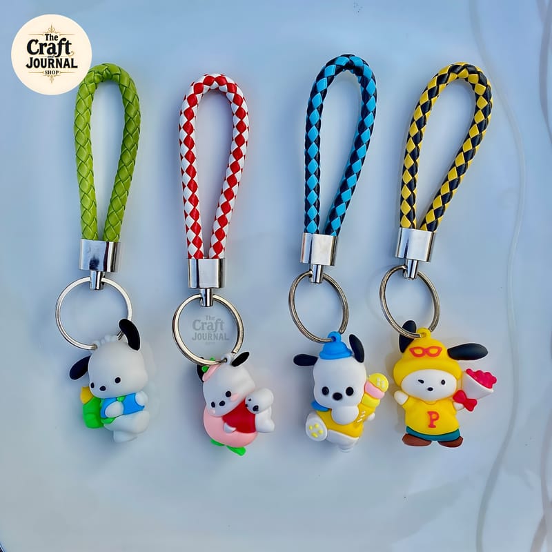 Cartoon Braided Keychain