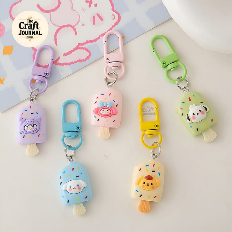 Sanrio Ice Cream Cartoon Keychain