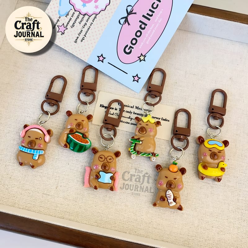 Capybara Keychain