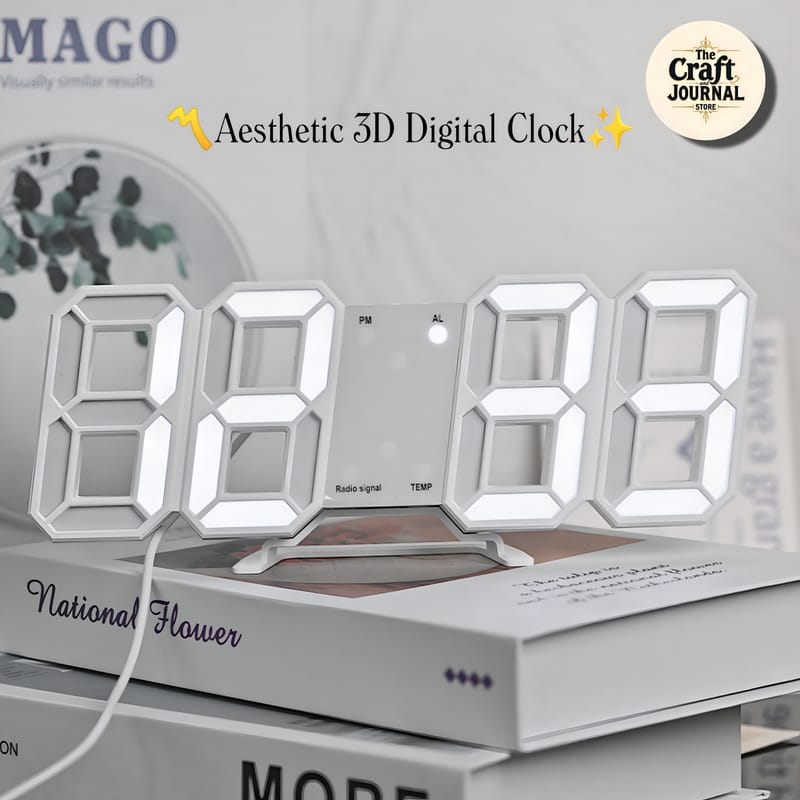 3D LED Digital Clock
