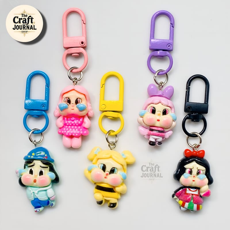 Crying Girls Keychain