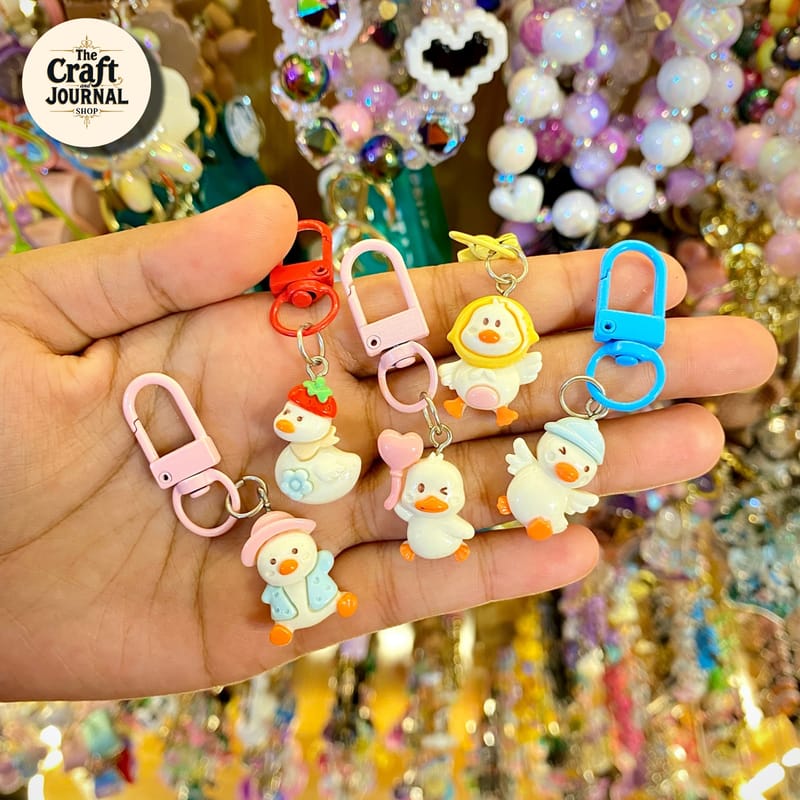 Cute Baby Duck Keychain – Kawaii Duckling Bag Charm