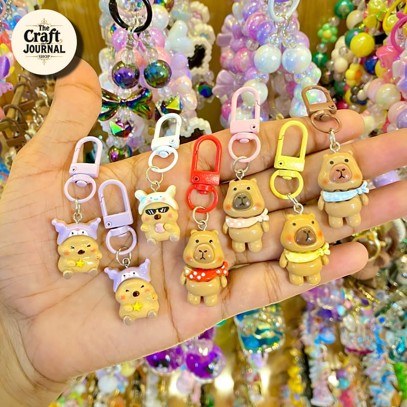 Kawaii Capybara Keychain